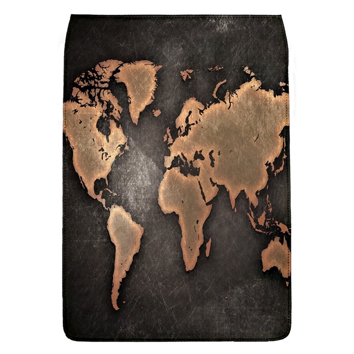 Grunge Map Of Earth Flap Covers (L) 