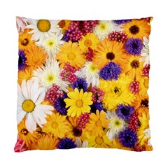 Colorful Flowers Pattern Standard Cushion Case (two Sides) by BangZart