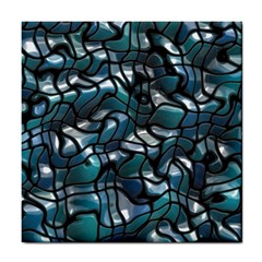 Old Spiderwebs On An Abstract Glass Tile Coasters by BangZart