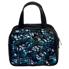 Old Spiderwebs On An Abstract Glass Classic Handbags (2 Sides)