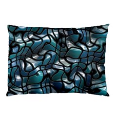 Old Spiderwebs On An Abstract Glass Pillow Case by BangZart