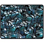 Old Spiderwebs On An Abstract Glass Fleece Blanket (Medium)  60 x50  Blanket Front