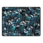 Old Spiderwebs On An Abstract Glass Fleece Blanket (Small) 50 x40  Blanket Front