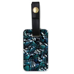 Old Spiderwebs On An Abstract Glass Luggage Tags (one Side)  by BangZart