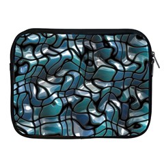 Old Spiderwebs On An Abstract Glass Apple Ipad 2/3/4 Zipper Cases by BangZart