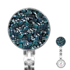 Old Spiderwebs On An Abstract Glass Stainless Steel Nurses Watch by BangZart