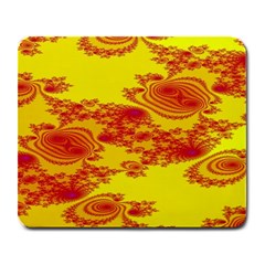 Floral Fractal Pattern Large Mousepads by BangZart