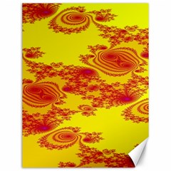 Floral Fractal Pattern Canvas 12  X 16   by BangZart