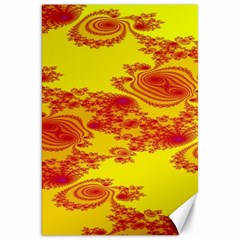 Floral Fractal Pattern Canvas 20  X 30   by BangZart