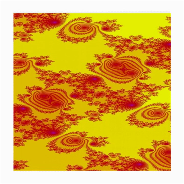 Floral Fractal Pattern Medium Glasses Cloth (2-Side)