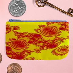 Floral Fractal Pattern Large Coin Purse