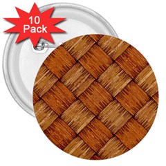 Vector Square Texture Pattern 3  Buttons (10 Pack) 