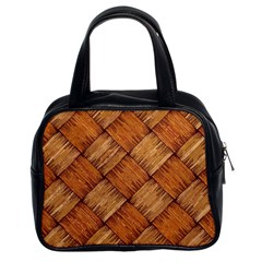 Vector Square Texture Pattern Classic Handbags (2 Sides) by BangZart