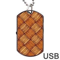 Vector Square Texture Pattern Dog Tag Usb Flash (one Side) by BangZart