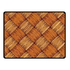 Vector Square Texture Pattern Double Sided Fleece Blanket (small) 