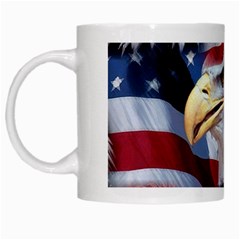 United States Of America Images Independence Day White Mugs by BangZart