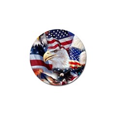 United States Of America Images Independence Day Golf Ball Marker (4 Pack)