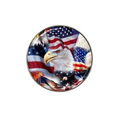 United States Of America Images Independence Day Hat Clip Ball Marker by BangZart