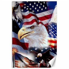 United States Of America Images Independence Day Canvas 24  X 36 