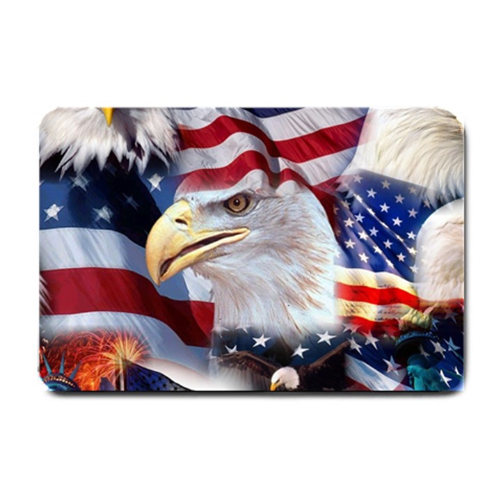 United States Of America Images Independence Day Small Doormat 