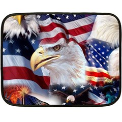 United States Of America Images Independence Day Double Sided Fleece Blanket (mini)  by BangZart