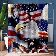 United States Of America Images Independence Day Shower Curtain 60  X 72  (medium)  by BangZart