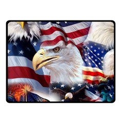 United States Of America Images Independence Day Double Sided Fleece Blanket (small)  by BangZart