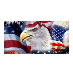 United States Of America Images Independence Day Satin Wrap by BangZart