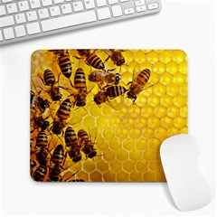 Honey Honeycomb Large Mousepads by BangZart