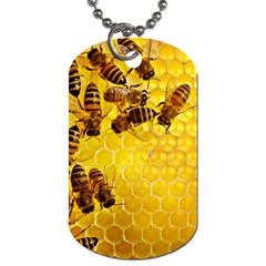 Honey Honeycomb Dog Tag (two Sides) by BangZart