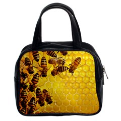 Honey Honeycomb Classic Handbags (2 Sides) by BangZart