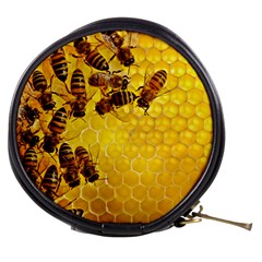 Honey Honeycomb Mini Makeup Bags by BangZart