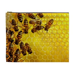 Honey Honeycomb Cosmetic Bag (xl) by BangZart