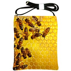 Honey Honeycomb Shoulder Sling Bags by BangZart