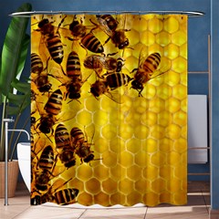 Honey Honeycomb Shower Curtain 60  X 72  (medium)  by BangZart