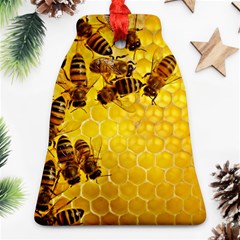 Honey Honeycomb Bell Ornament (two Sides)