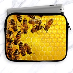 Honey Honeycomb Apple Ipad 2/3/4 Zipper Cases by BangZart