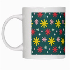 The Gift Wrap Patterns White Mugs by BangZart