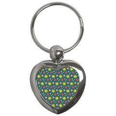 The Gift Wrap Patterns Key Chains (heart)  by BangZart