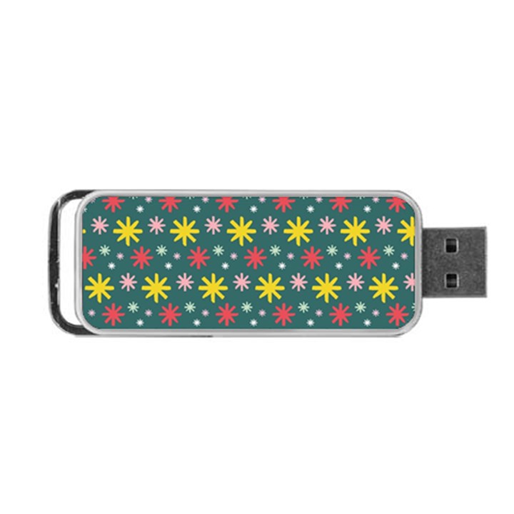 The Gift Wrap Patterns Portable USB Flash (One Side)