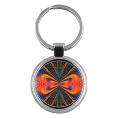 Casanova Abstract Art Colors Cool Druffix Flower Freaky Trippy Key Chains (round)  by BangZart