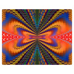 Casanova Abstract Art Colors Cool Druffix Flower Freaky Trippy Double Sided Flano Blanket (medium) 