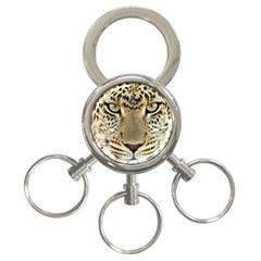 Leopard Face 3-ring Key Chains by BangZart