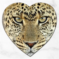 Leopard Face Jigsaw Puzzle (heart)