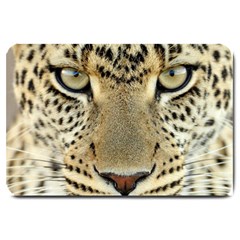 Leopard Face Large Doormat  by BangZart