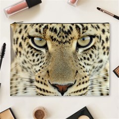 Leopard Face Cosmetic Bag (xl) by BangZart