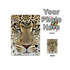 Leopard Face Playing Cards 54 (mini)  by BangZart