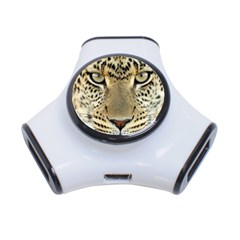 Leopard Face 3-port Usb Hub by BangZart