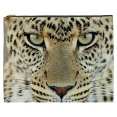 Leopard Face Cosmetic Bag (xxxl)  by BangZart