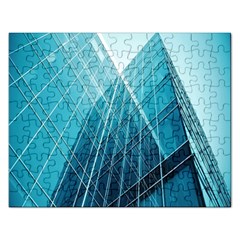 Glass Bulding Rectangular Jigsaw Puzzl by BangZart